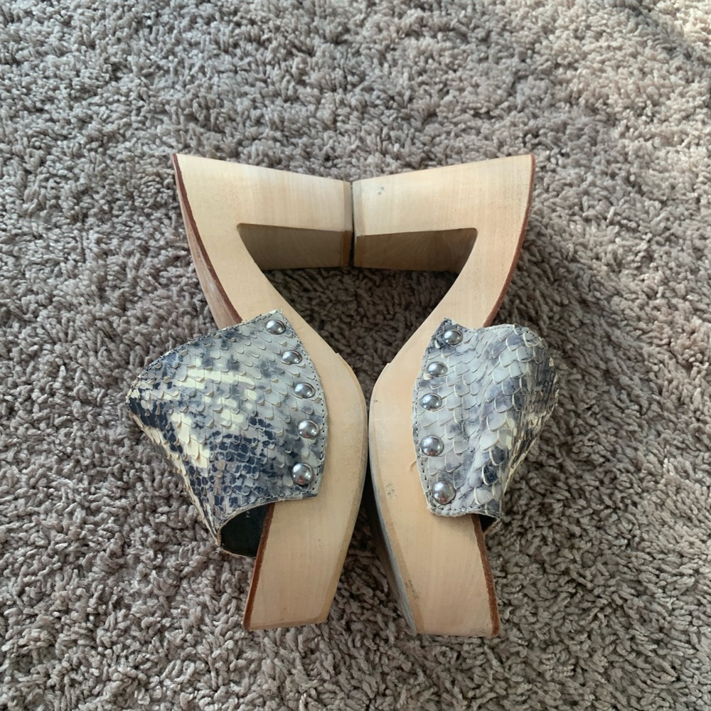 Jeffrey Campbell Dlight Clogs Platform Sandals Sn… - image 12